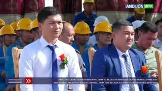 ANDIJON AXBOROTI | BULOQBOSHI  TUMANI | YANGI SEMENT ISHLAB CHIQARISH LOYIHASI.