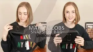 Unboxing the Marc Jacobs Snapshot bag (DTM Black)