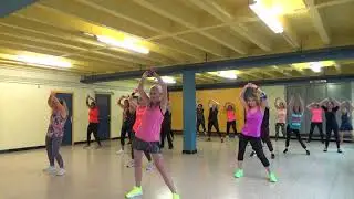 Zumba à Liège - warm up 2 - Mama Wepa - Raggatonic