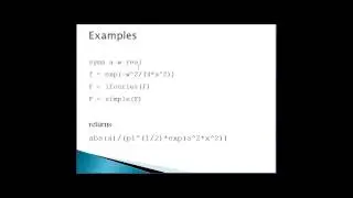 Symbolic Math Toolbox in Matlab| Matlab Tutorials | MATLAB Programming : By Nehal