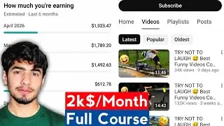 How to Make $2000 Per Month with Compilation Videos (Step by Step Guide) | Ever Green Niche 🔥