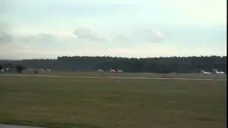 Red Arrows Depart Bournemouth Airport 20th August 2011.