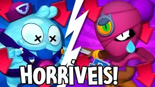 TOP 10 PIORES BRAWLERS DO BRAWL STARS