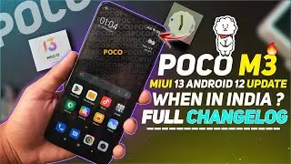 POCO M3 MIUI 13 ANDROID 12 Update 🔥 POCO M3 New Update Full Changelog 🥳 #poco #pocom3