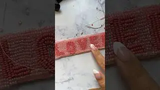 beaded purse strap tutorial 🩷