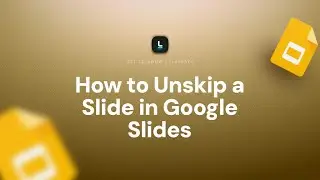 How to Unskip a Slide in Google Slides | Bring Hidden Slides Back Instantly