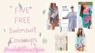 5 Stylish Swimsuit Coverup Sewing Patterns You Can Make for Free! #sewfrugal24