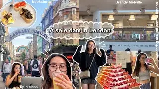 Living alone in London vlog | Going on a solo date: Covent Garden, Brandy Melville, Foyles…🤍
