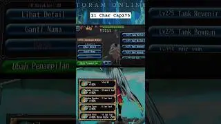 Akhirnya Tamat! All Slot Char Cap275 #toramonline #toram