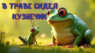 В траве сидел кузнечик – Детская песенка | Караоке | Советские мультфильмы