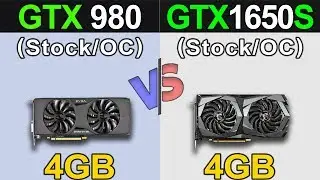 GTX 980 Vs. GTX 1650 Super | Stock and Overclock | New Games Benchmarks