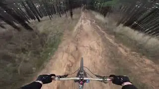 POV DH Ermita / Las lomas León  | Bajada complicada con tanta lluvia 💧