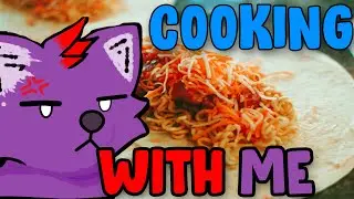 making the WORST noodles tortilla wraps - cooking with xtor paloma