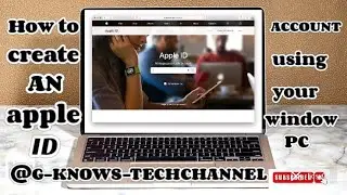 How to create an apple ID account using your windows pc 2023 easy method