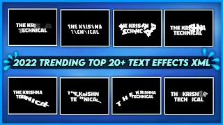 Alight motion text effect preset link / alight motion text effect