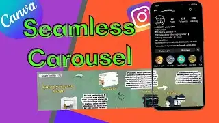 Create a seamless İNSTAGRAM CAROUSEL with Canva    #canva