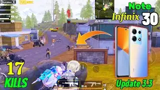 17 Kills🔥I’M Android Player ! infinix note 30 pubg test in 2024 | infinix note 30 pubg sensitivity