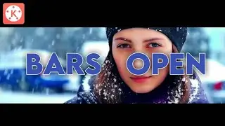 How To Make Cinematic Black Bars Open In Kinemaster || Kinemaster Tutorial