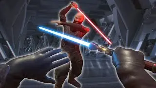 VR STAR WARS LIGHTSABER MOD! (Blade and Sorcery Funny Moments)