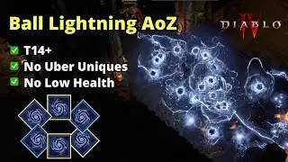 New Minmax Ball Lightning Build Crushes Abattoir of Zir w/out Uber Uniques - Diablo 4 S2 Sorc