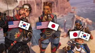 The party where we play rank in 3 different languages