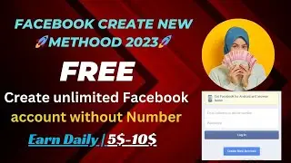 How To Create Unlimited Facebook Account | Facebook Account Create New Method 2023