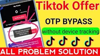 Tiktok Live Reddem||tiktok Unlimited tricks with Reffer OTP bypass||Tiktok Reffer & Earn...