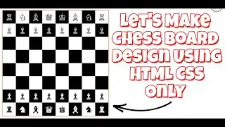 How to Create a Chess Board with ONLY HTML and CSS (No JS!)? 