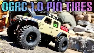 OGRC 1.0 Comp Pin Tire Test on the Scx24 Gladiator