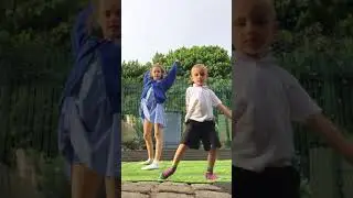 Gymnastics challenge with my brother ❤️❤️