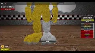 Roblox the pizzeria roleplay remastered how to make your character look like fredbear