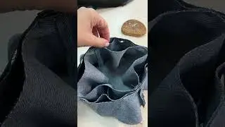 Сшила панамку из старых джинс. Выкройка: 