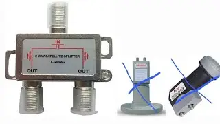 How To Work Splitter Dish Satellite - FiazKhadmi
