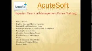 Hyperian Financial Management Online Training
