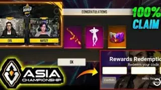 Free Fire Live Redeem Code Giveaway | FFAC Redeem Code Live