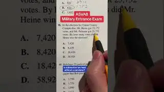 ASVAB Arithmetic Reasoning #16 Question Walk Through
