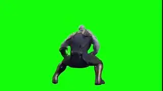 Thanos Twerking green screen dancing