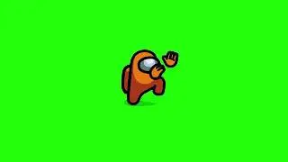 Among us Distriction Dancing Green Screen - Chroma Key