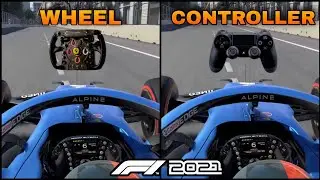 F1 2021 : Wheel vs Controller