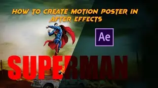 How to create 3d motion poster in after effects