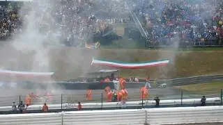 MotoGP crash at Sachsenring, 18th July 2010 - HD