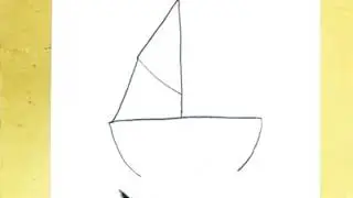 Drawing for beginners,kids with numbers .easy art, simple drawings
