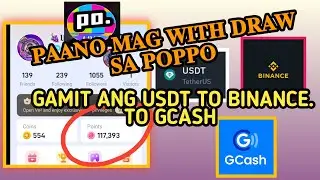PAANO MAG WITHDRAW SA POPPO USTD GAMIT ANG BINANCE TO GCASH | TUTORIAL | toto mhel tv