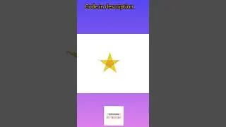 Draw star using python turtle