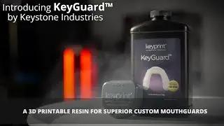 KeyPrint® KeyGuard® Biocompatible DLP Resin for Custom-made Athletic Mouthguards.