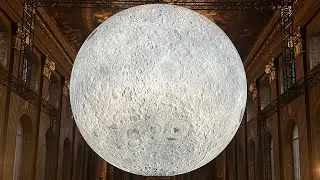 A model of moon at Painted Hall Museum in Old Royal Naval College | Greenwich | UK