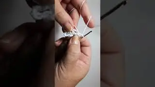 Снежинка крючком