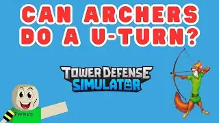 ARCHER ONLY on the U-Turn map in Roblox Tower Defense Simulator (TDS)