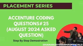 #25 Accenture  coding questions (August 2024 asked question) | Cut the cake problem