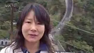 Sharon talks about the Great Wall at Mutianyu - Beijing